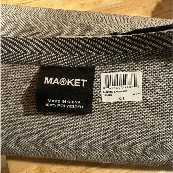 HUGE 5’ x 4’ Chinatown Market Dunking Eagle Basketball Heavyweight Area Rug NEW - Picture 8 of 10